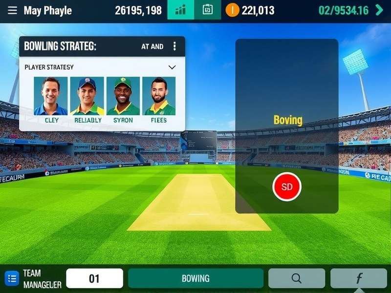 Smart Captain Dravid bowling strategy interface