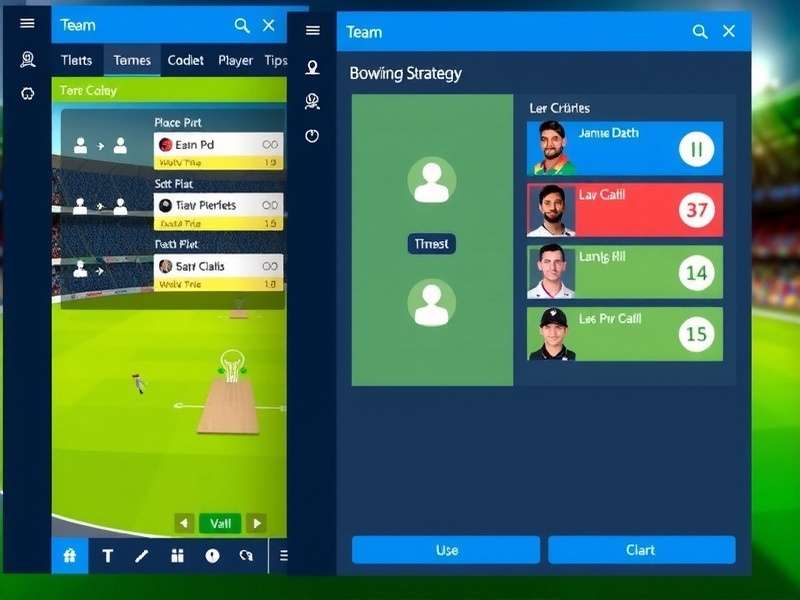 Smart Captain Dravid team management interface